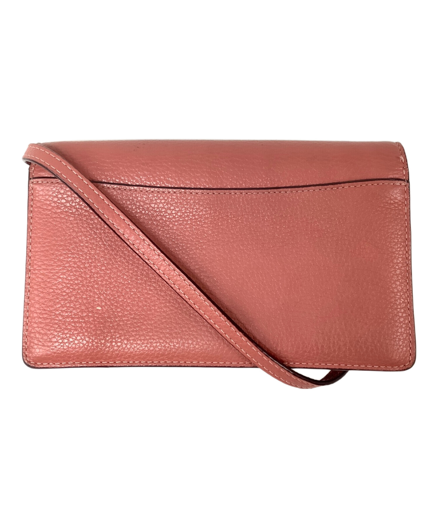 中古・古着通販】COACH (コーチ) ショルダーウォレット ピンク 