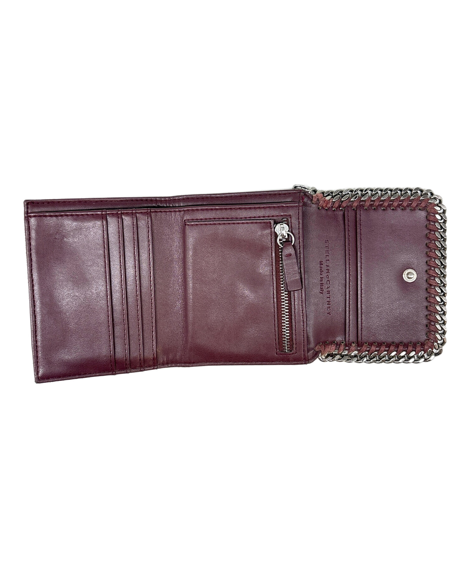 ・未使用STELLAMcCARTNEY三つ折り財布ファラベラDARK TAUPE 楽天市場】ステラマッカートニー 三つ折り財布 財布 ファラベラ S