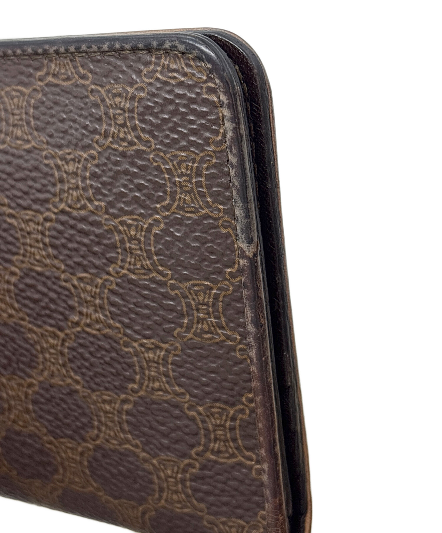 中古・古着通販】CELINE (セリーヌ) パスケース / マカダム ブラウン