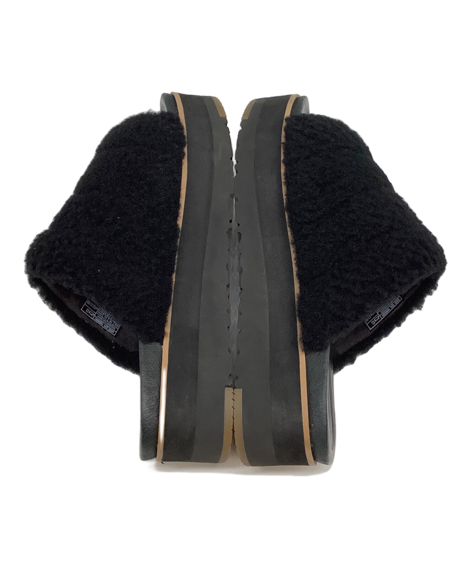 中古・古着通販】UGG (アグ) サンダル ブラック サイズ:22.5