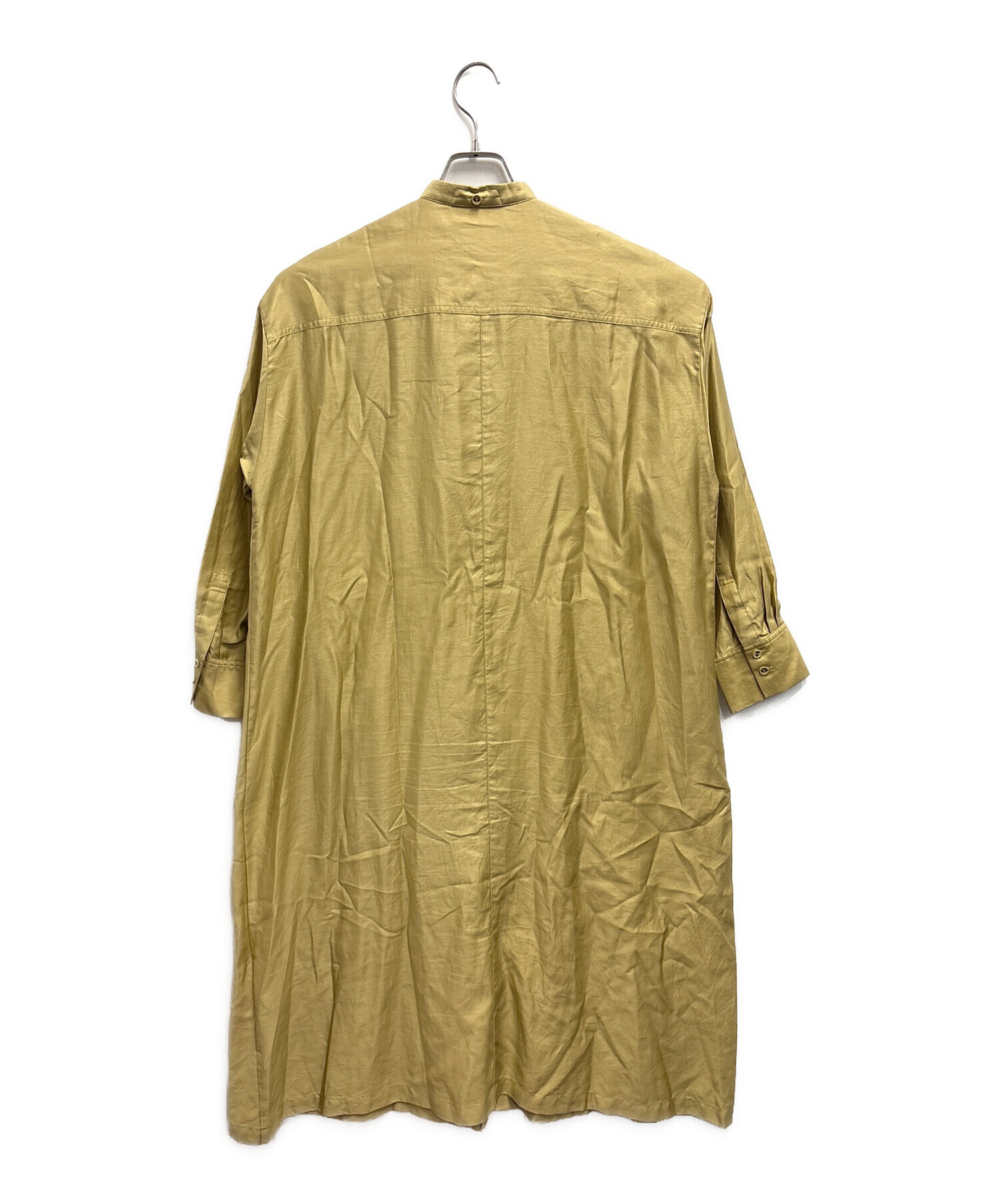 中古・古着通販】LOISIR (ロワズィール) シャツワンピース カーキ 