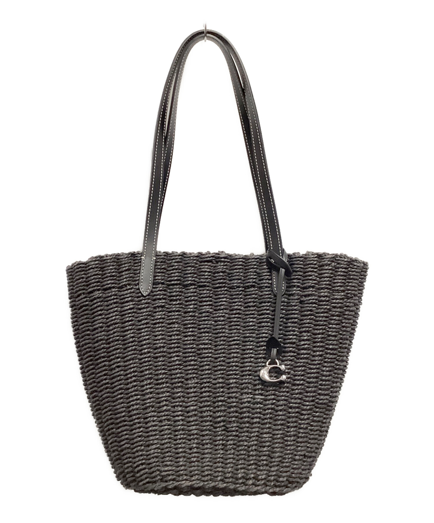 中古・古着通販】COACH (コーチ) スモールストロートート ブラック