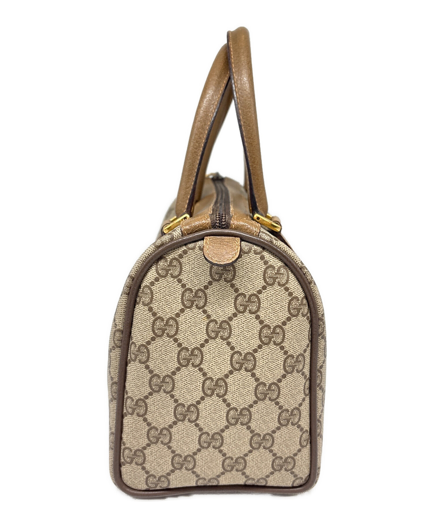【極美品】オールドグッチ ボストンバッグ 大容量 GGスプリーム ブラウン GUCCI（グッチ） ボストンバッグ 58・012・468・40 オールドグッチ GG