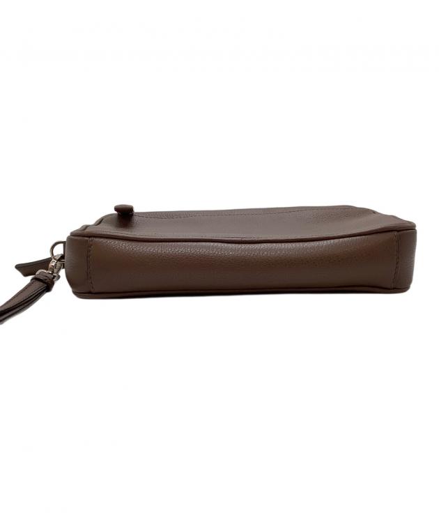 中古・古着通販】PRADA (プラダ) セカンドバッグ/PRADA ブラウン
