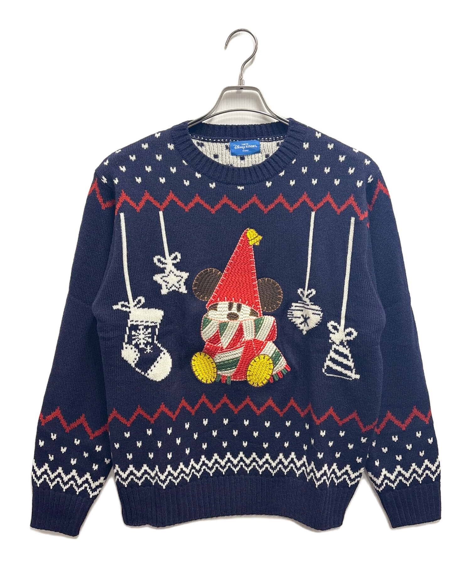 【紺】リルリンリン　クリスマスセーター 中古・古着通販】Disney RESORT (ディズニーリゾート) セーター / 40
