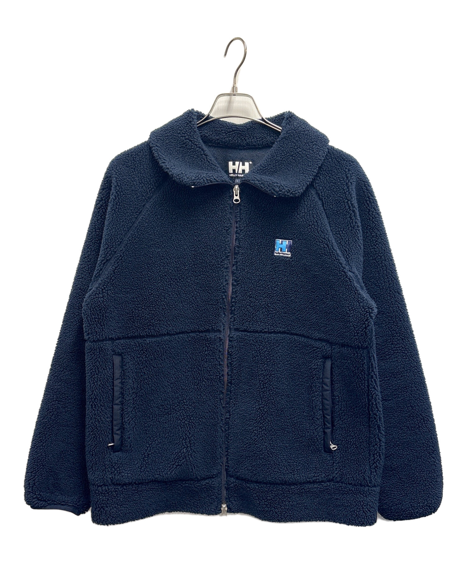 【未使用】ヘリーハンセン ボアジャケット ネイビー 140cm 中古・古着通販】HELLY HANSEN (ヘリーハンセン) ボアジャケット