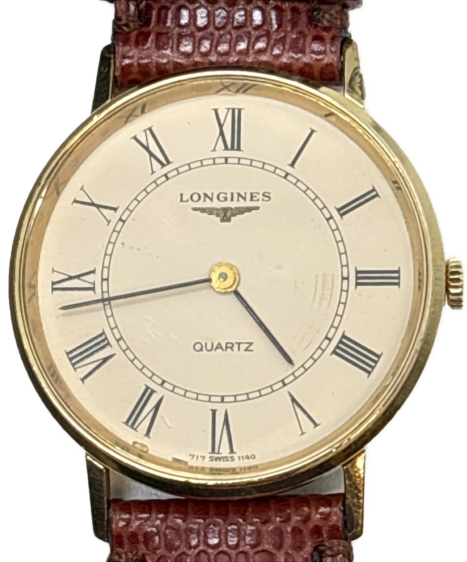 中古・古着通販】LONGINES (ロンジン) 腕時計 ブラウン｜ブランド