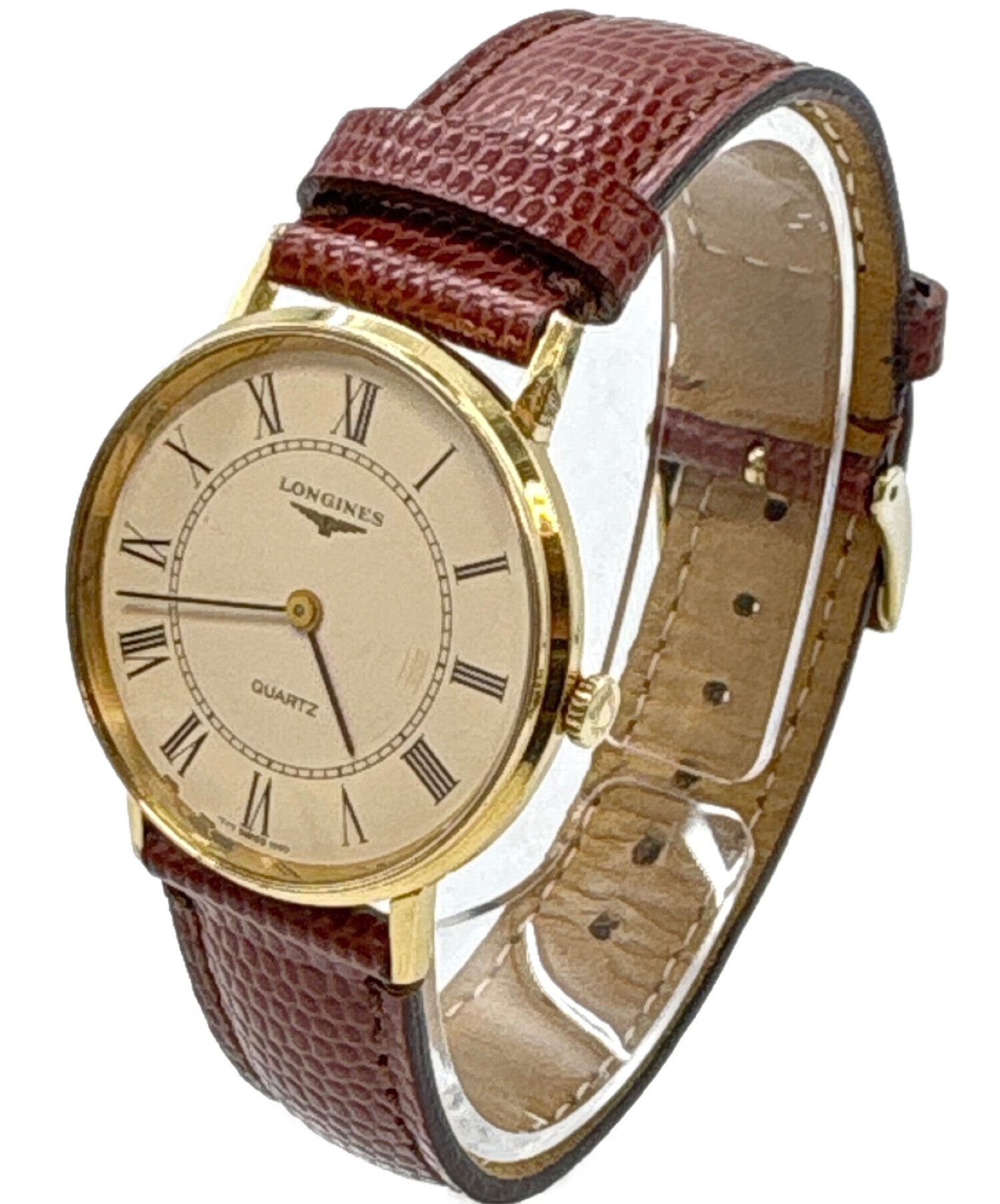 中古・古着通販】LONGINES (ロンジン) 腕時計 ブラウン｜ブランド