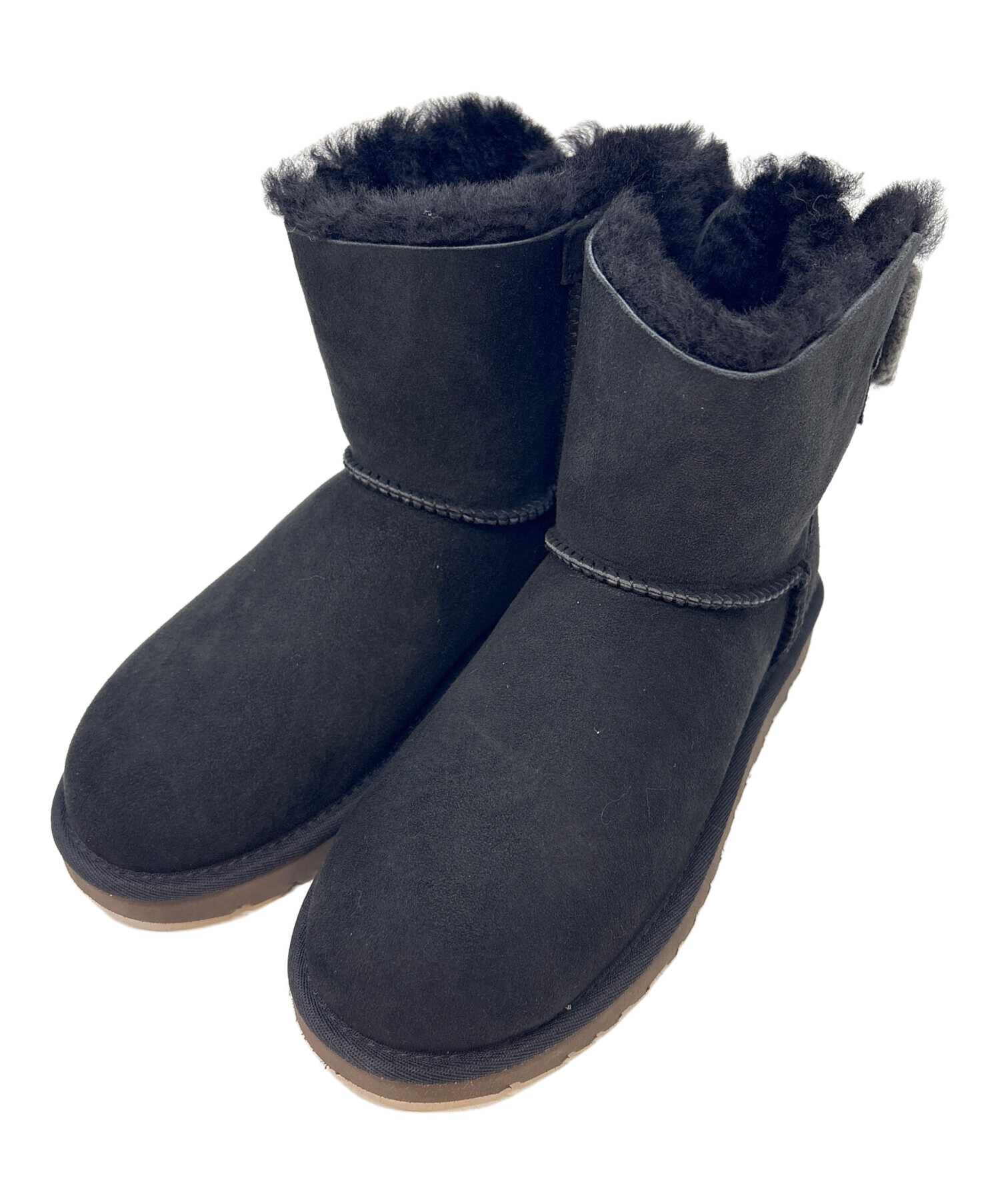 中古・古着通販】UGG (アグ) ベイリームートンブーツ ブラック サイズ 