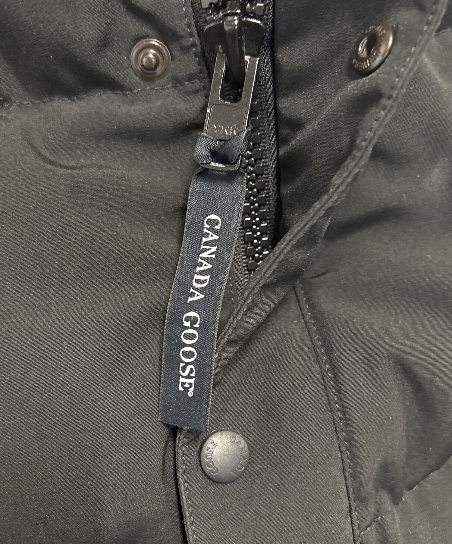 中古・古着通販】CANADA GOOSE (カナダグース) ダウンベスト ブラック