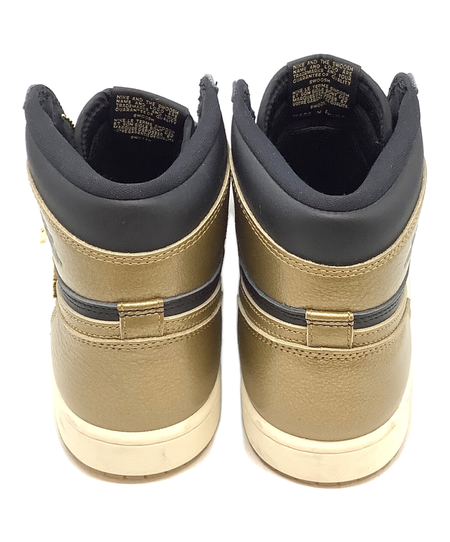 Nike Supreme 27cm ゴールド ハイカットスニーカー 中古・古着通販】NIKE (ナイキ) ハイカットスニーカー ブラック