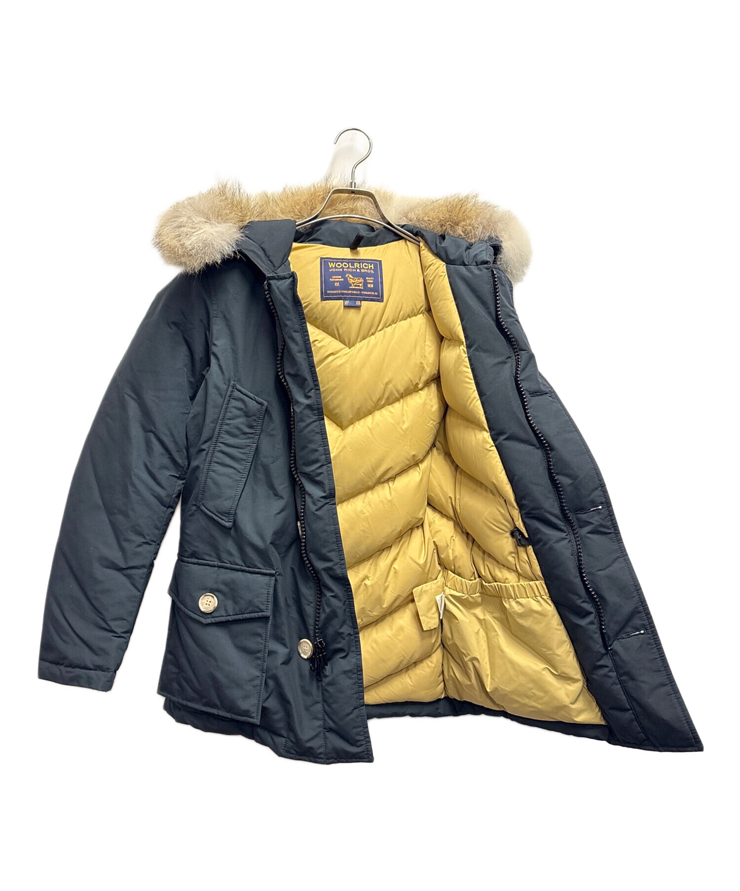 中古・古着通販】WOOLRICH (ウールリッチ) ダウンジャケット ブラック 