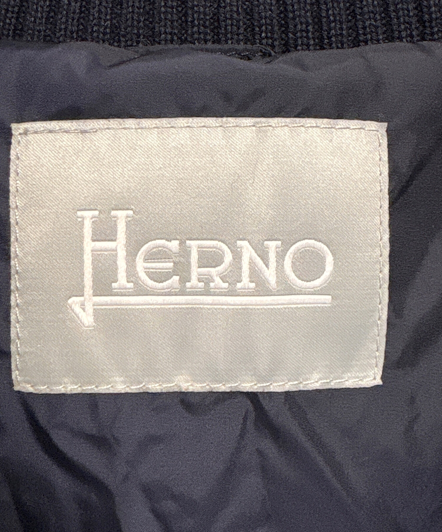 中古・古着通販】HERNO (ヘルノ) ダウンジャケット ネイビー サイズ