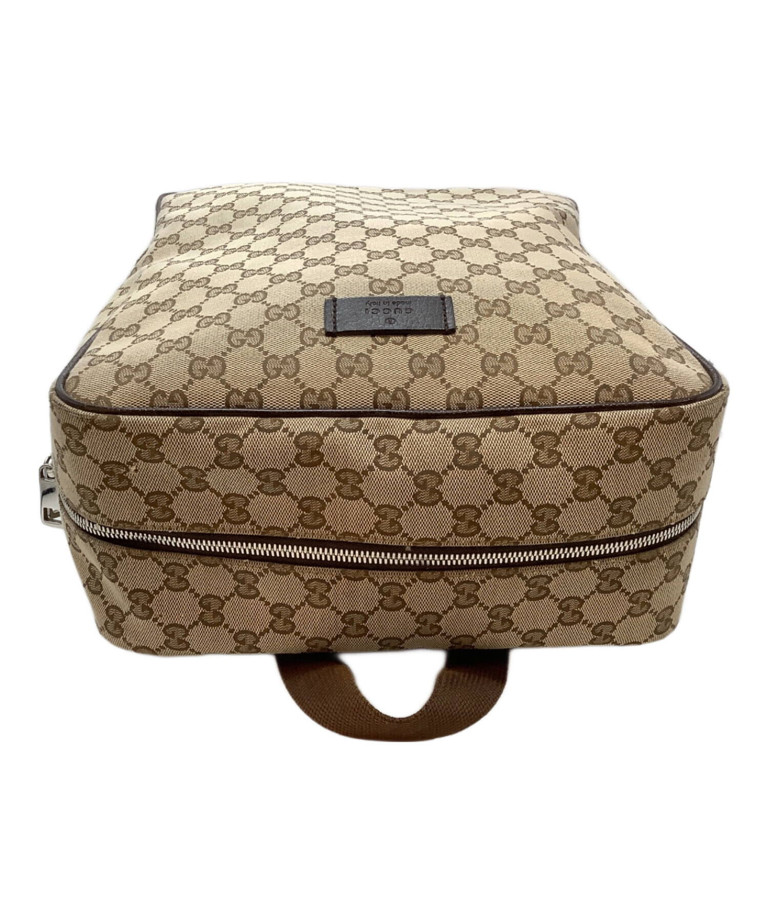 中古・古着通販】GUCCI (グッチ) リュック/GGキャンバス ベージュ