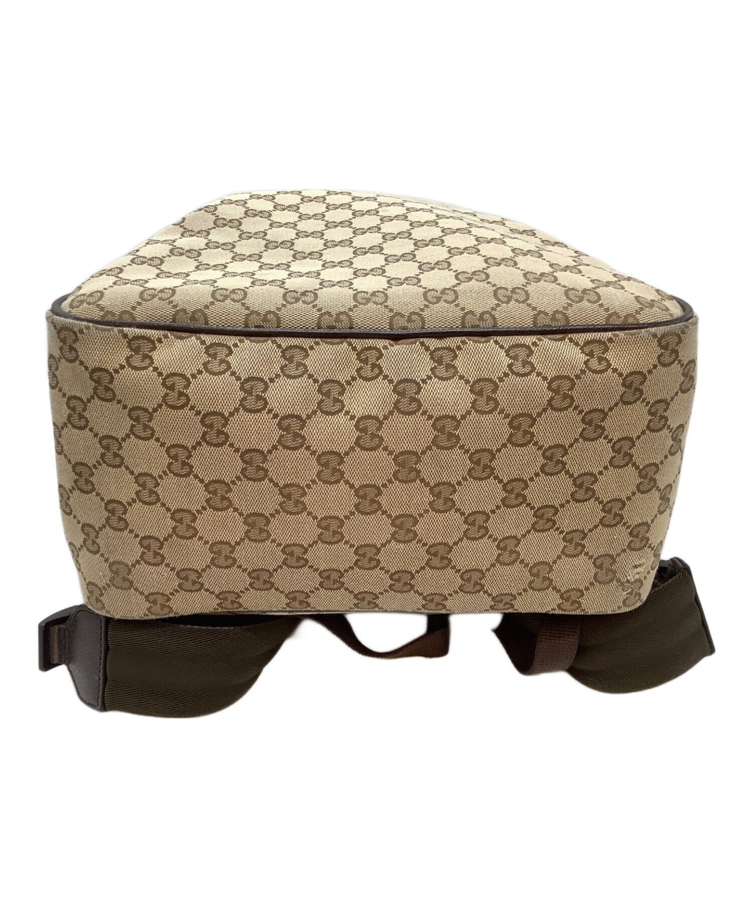 中古・古着通販】GUCCI (グッチ) リュック/GGキャンバス ベージュ