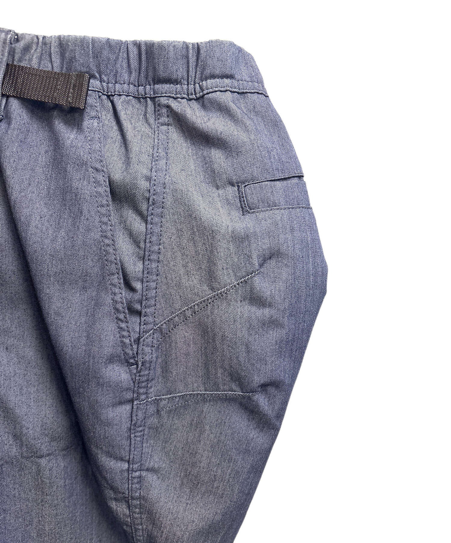 【THE NORTH FACE】デニムパンツ/ナイロン/刺繍/ロゴ/ビッグ/新品 中古・古着通販】THE NORTH FACE (ザ ノース フェイス) ナイロンデニム