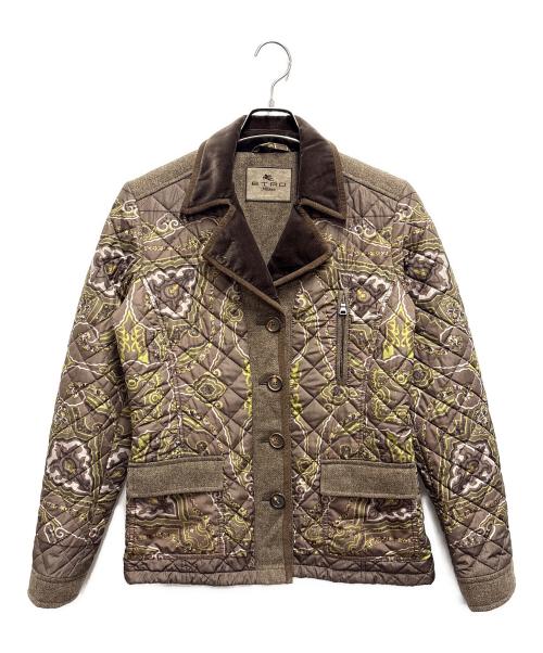 中古・古着通販】ETRO (エトロ) キルティングジャケット ブラウン