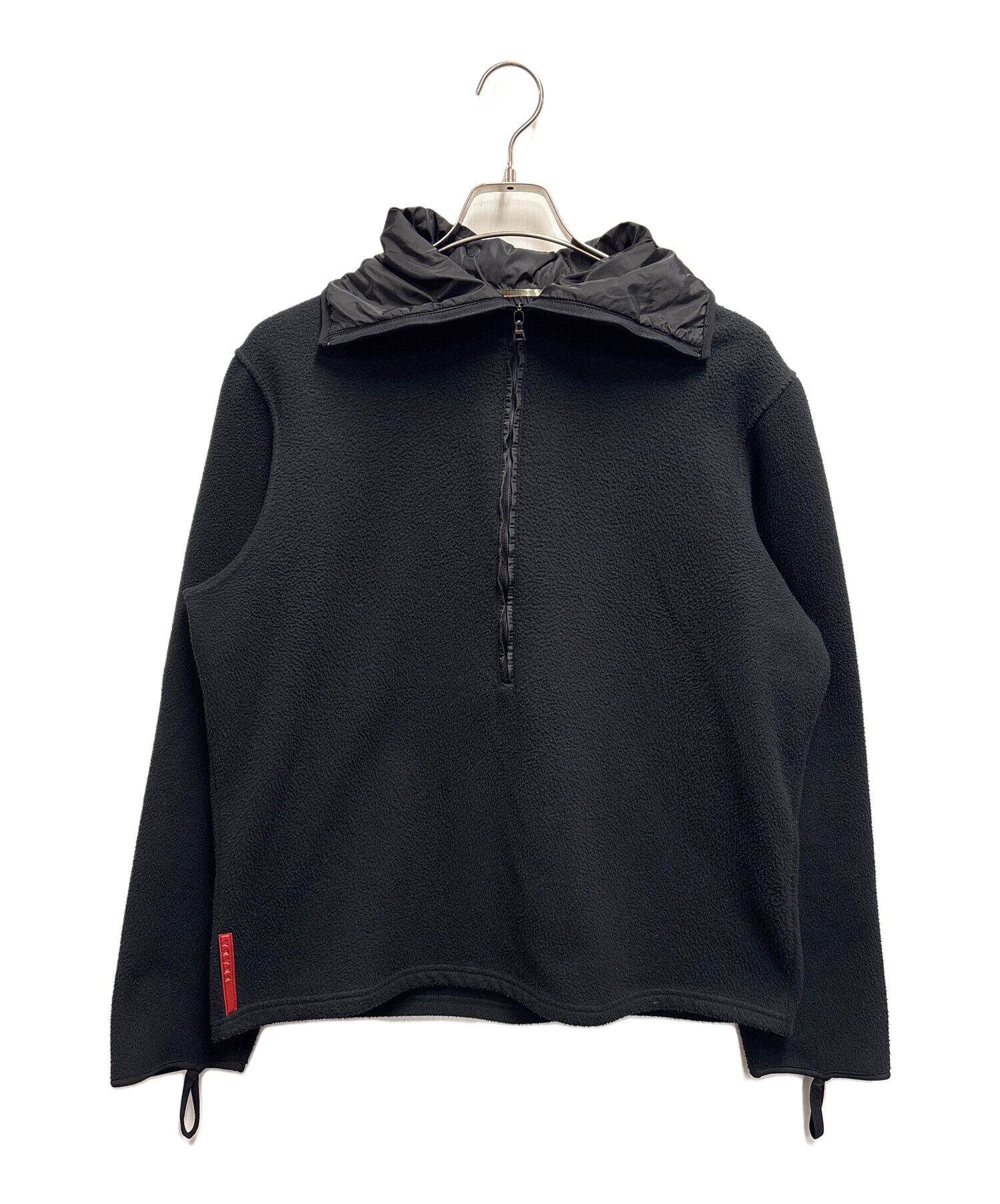 中古・古着通販】PRADA (プラダ) スリースアノラックパーカー ブラック