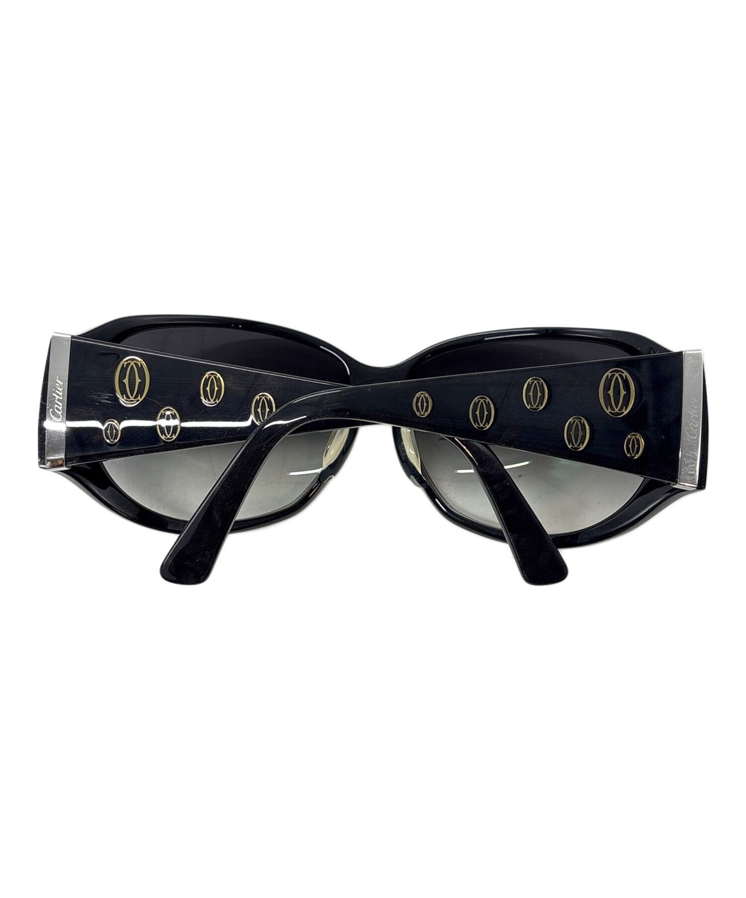 高級 カルティエ サングラス 2786399 レディース ブラック シルバー 中古・古着通販】Cartier (カルティエ) サングラス｜ブランド・古着