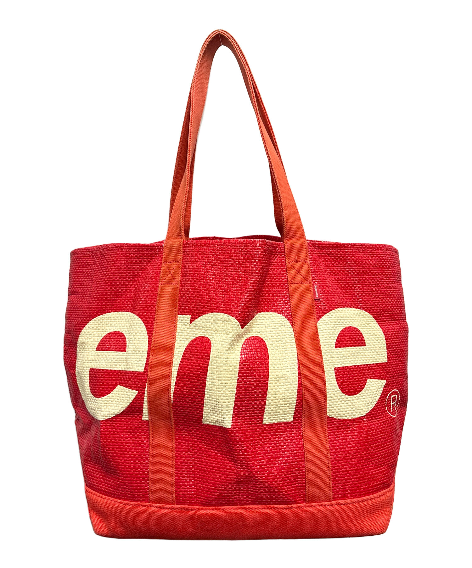 Supreme トートバッグ レッド 中古・古着通販】SUPREME (シュプリーム) トートバッグ レッド