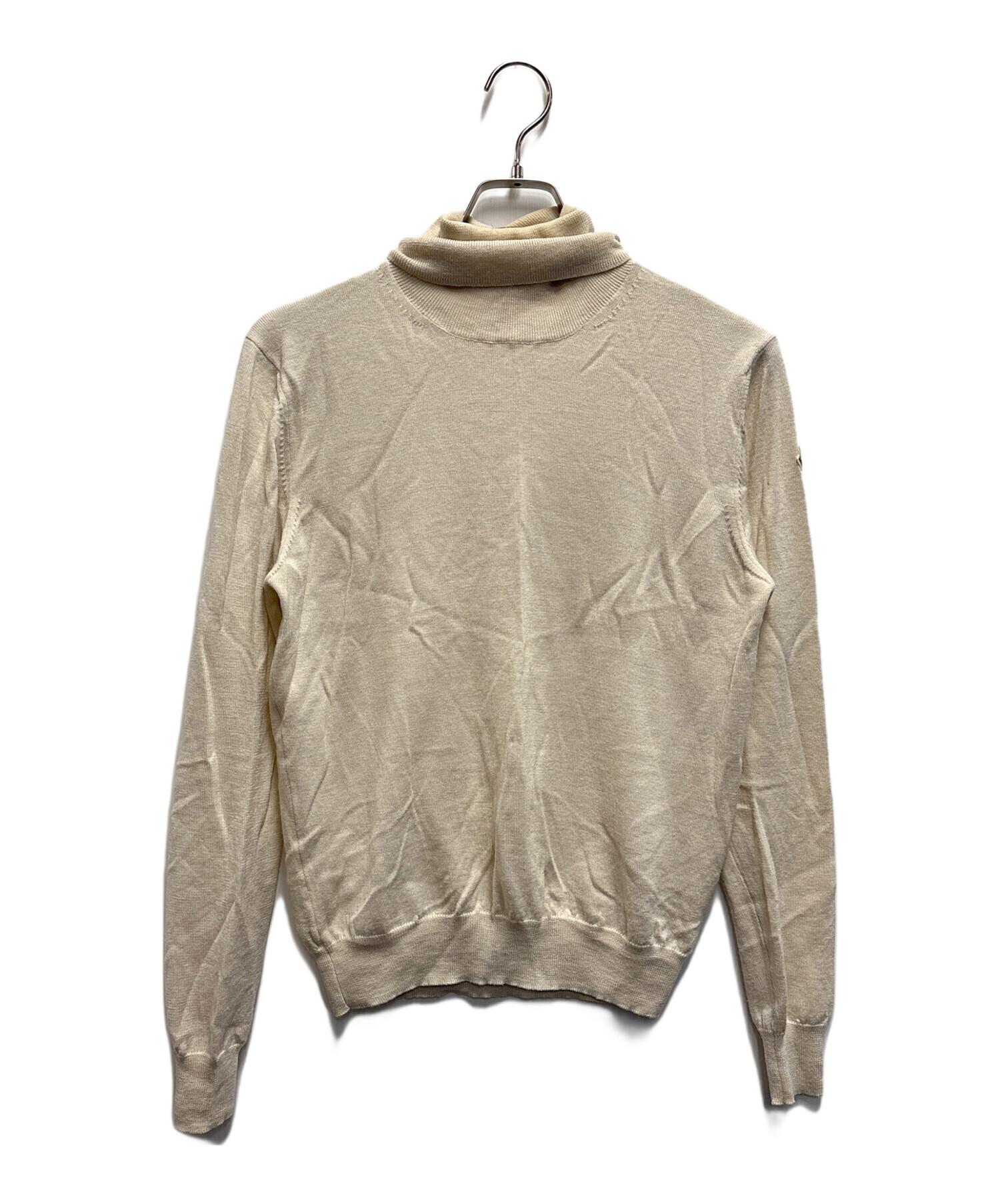 中古・古着通販】MONCLER (モンクレール) 薄手ニット ベージュ サイズ 