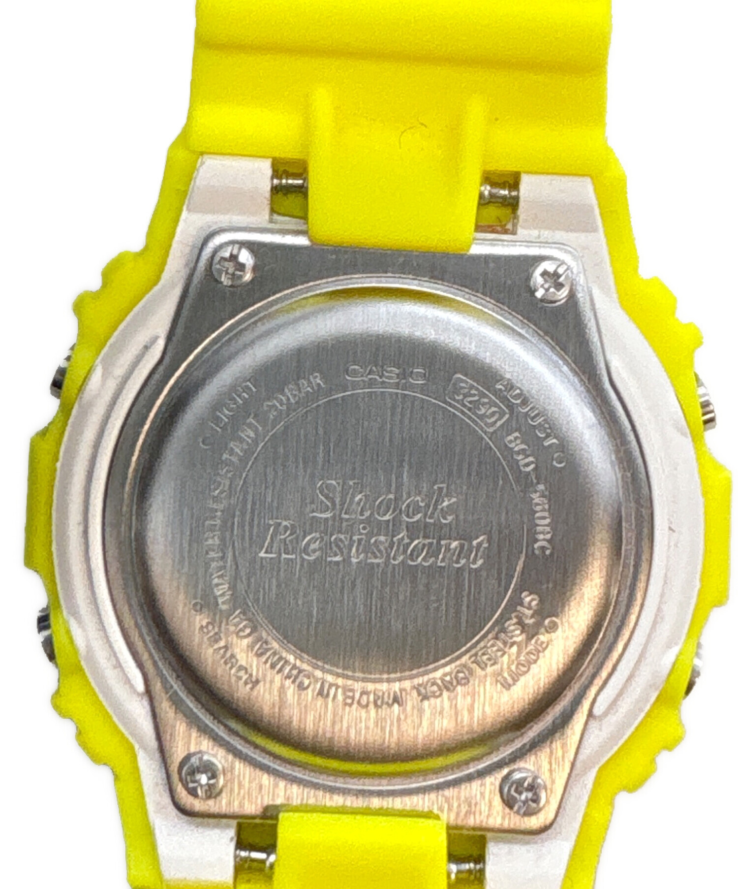 中古・古着通販】CASIO (カシオ) デジタルウォッチ イエロー｜ブランド 
