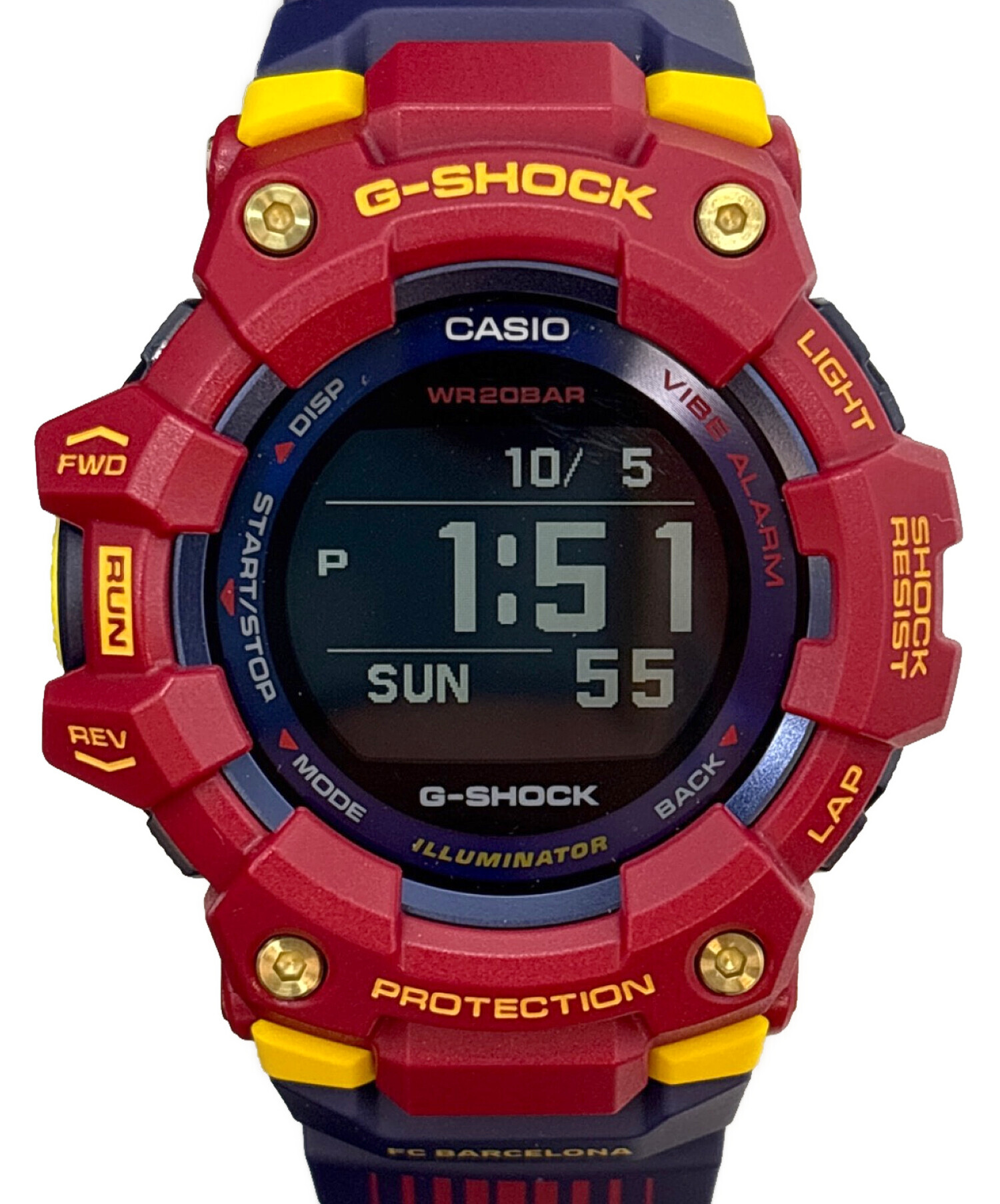 中古・古着通販】CASIO (カシオ) デジタルウォッチ レッド×ネイビー 