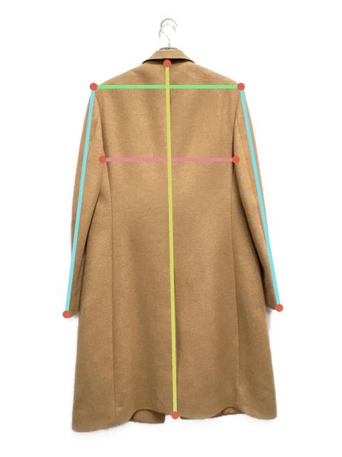 極美品】バーバリーロンドン チェスターコート ラクダ毛 総ロゴ