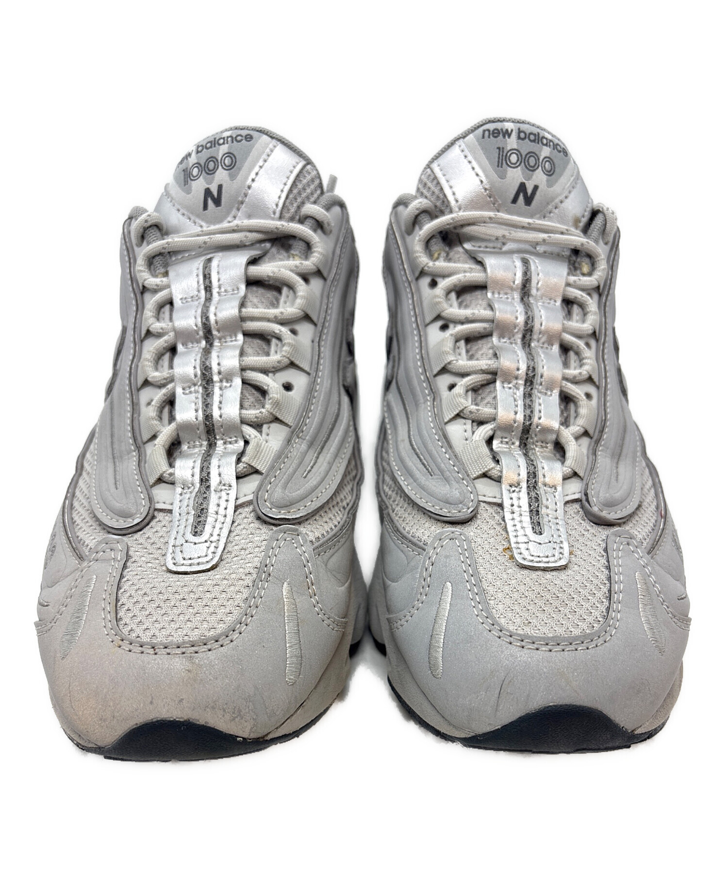 新品箱付き　new balance メタリックシルバー スニーカー 中古・古着通販】NEW BALANCE (ニューバランス) スニーカー