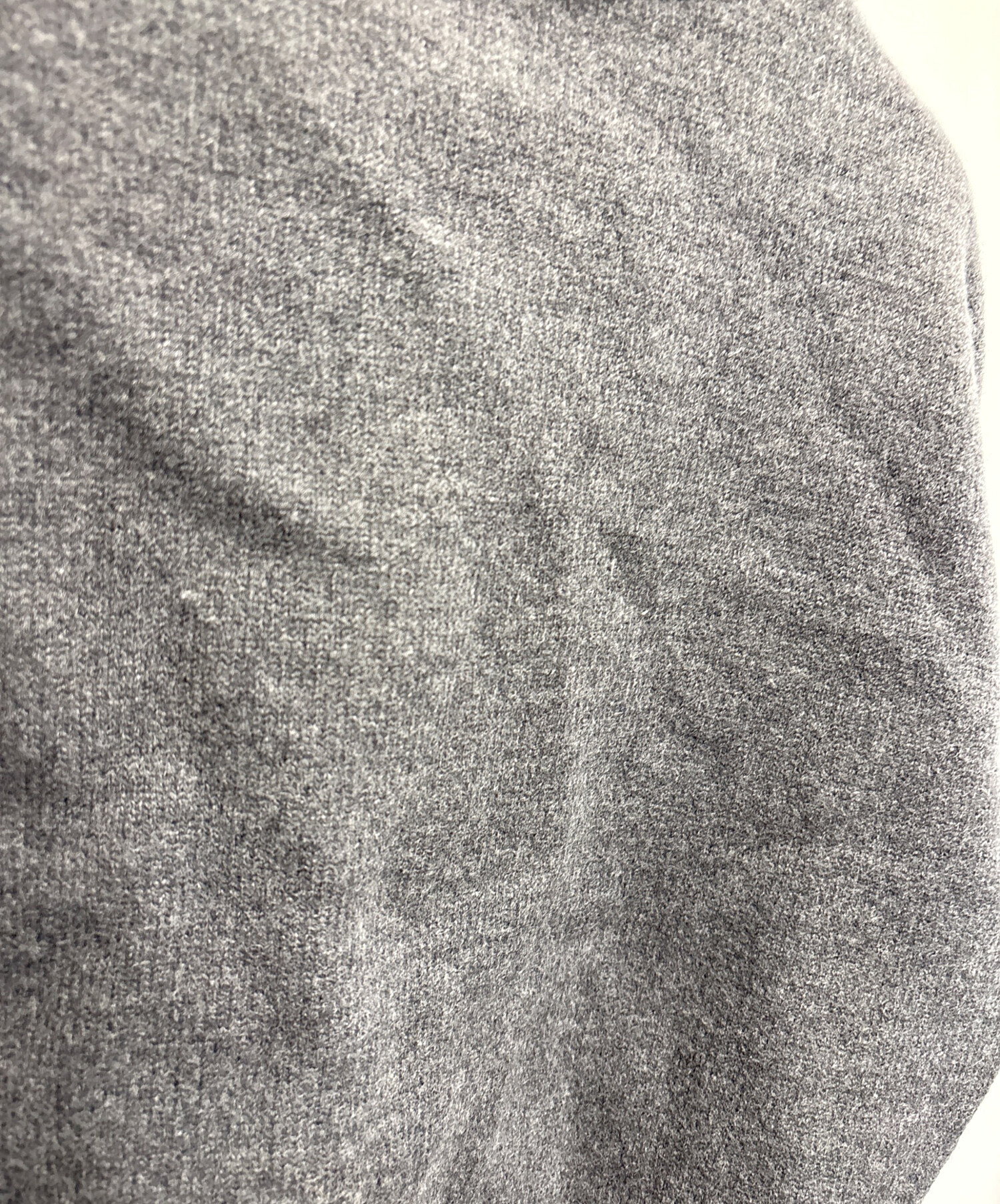 中古・古着通販】ami (アミ) ニットカーディガン グレー サイズ:L