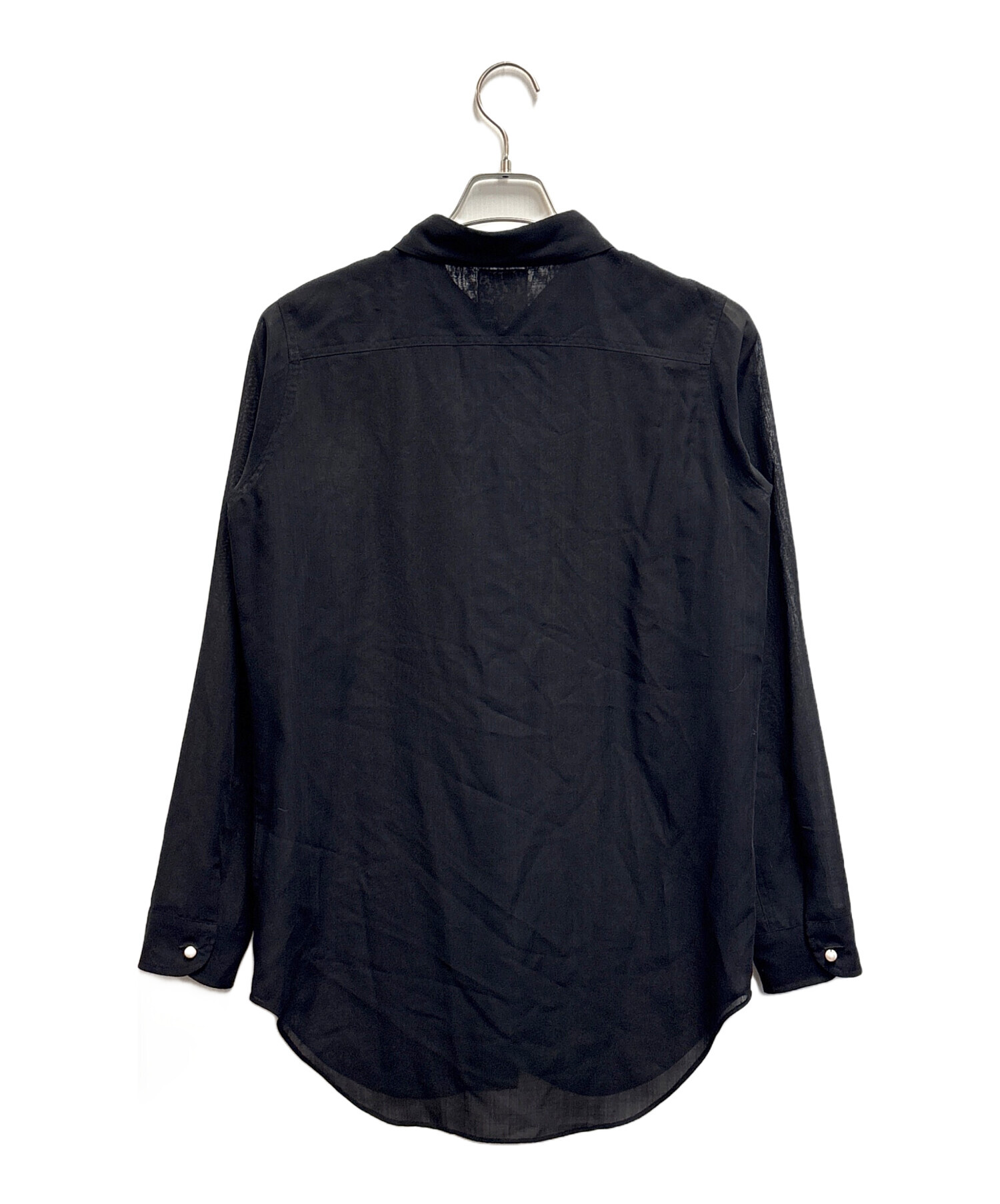 Madison Blue 長袖シャツ サイズ00 ブラック MADISON BLUE（マディソンブルー） MADAME LONG SHIRT 長袖シャツ 00