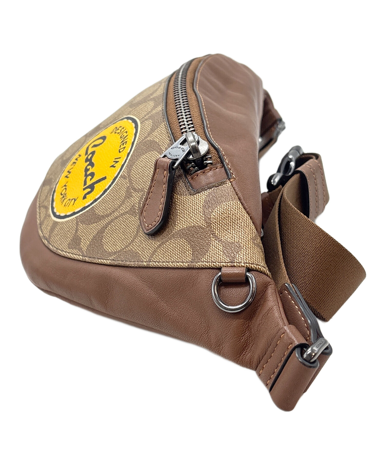 中古・古着通販】COACH (コーチ) ウエストバッグ ブラウン｜ブランド