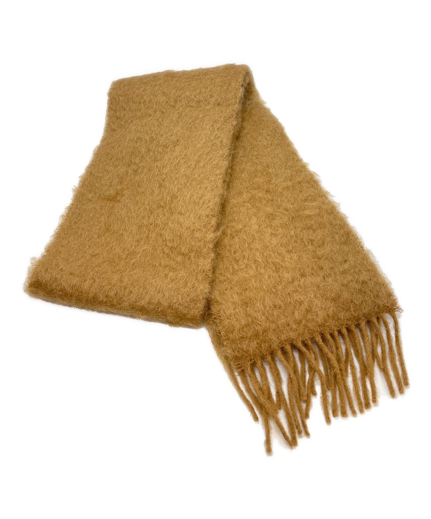 中古・古着通販】LOEWE (ロエベ) モヘヤマフラー キャメル｜ブランド