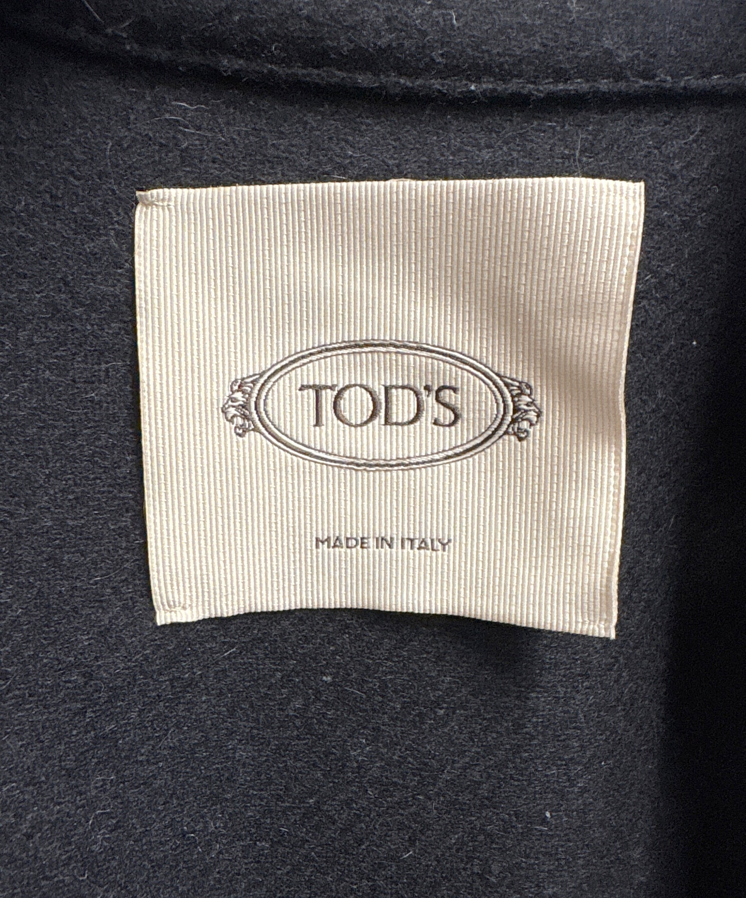 中古・古着通販】TOD'S (トッズ) ケープコート ブラック サイズ:XS