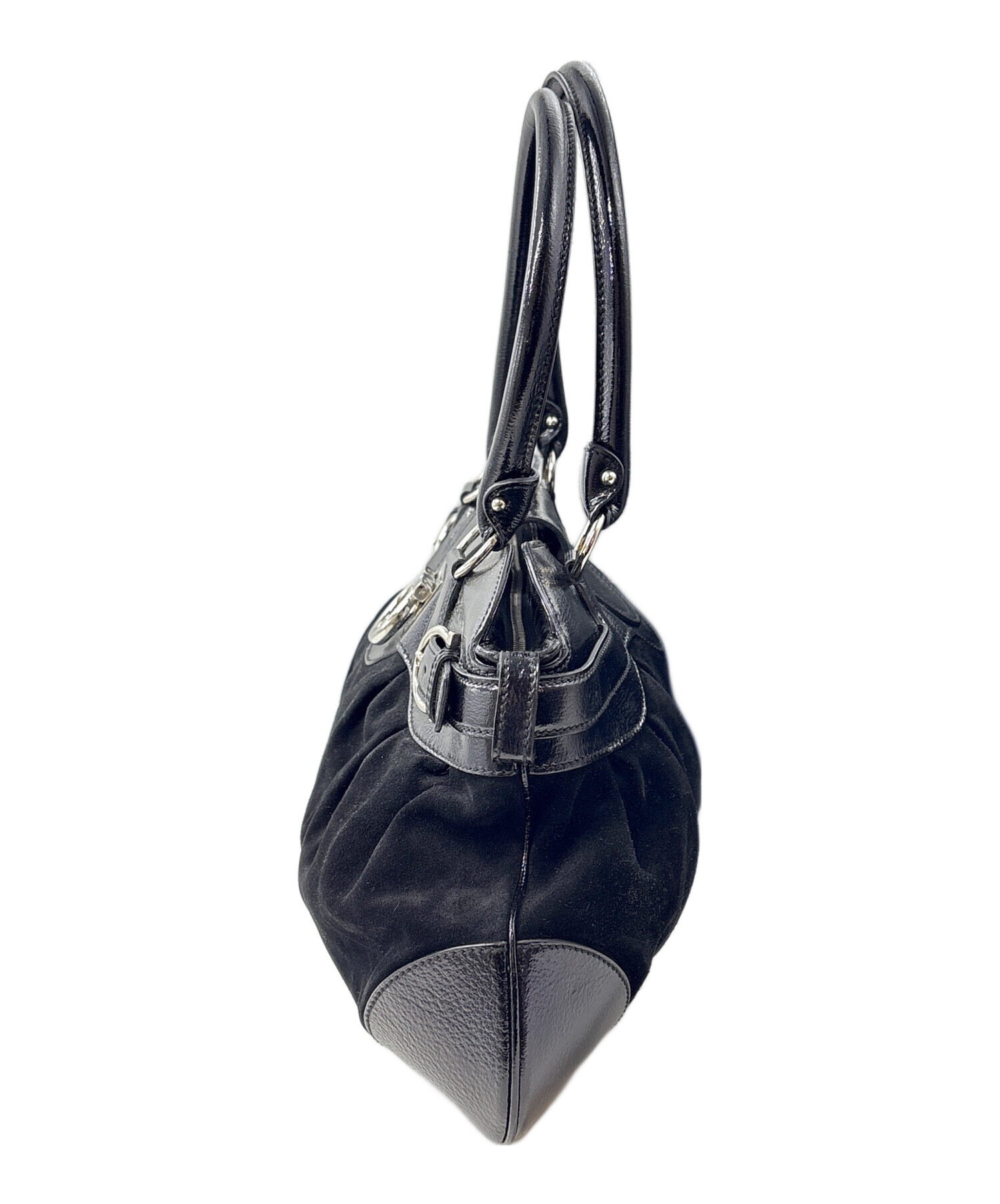 美品 フェラガモ Salvatore Ferragamo ハンドバッグ ブラック FERRAGAMO サルヴァトーレ フェラガモ Salvatore Ferragamo