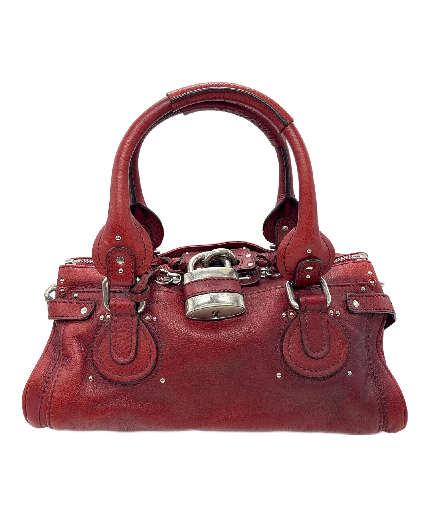 中古・古着通販】Chloe (クロエ) ハンドバッグ レッド｜ブランド・古着 