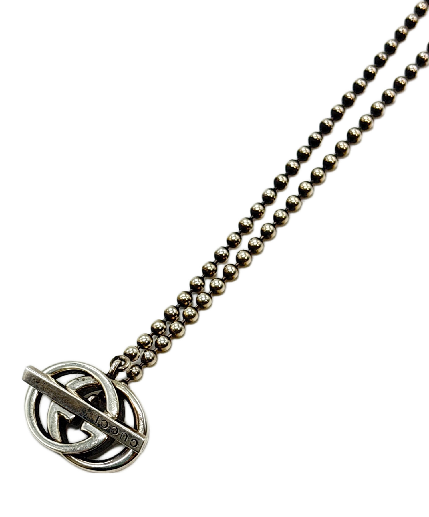 中古・古着通販】GUCCI (グッチ) ボールチェーンネックレス｜ブランド