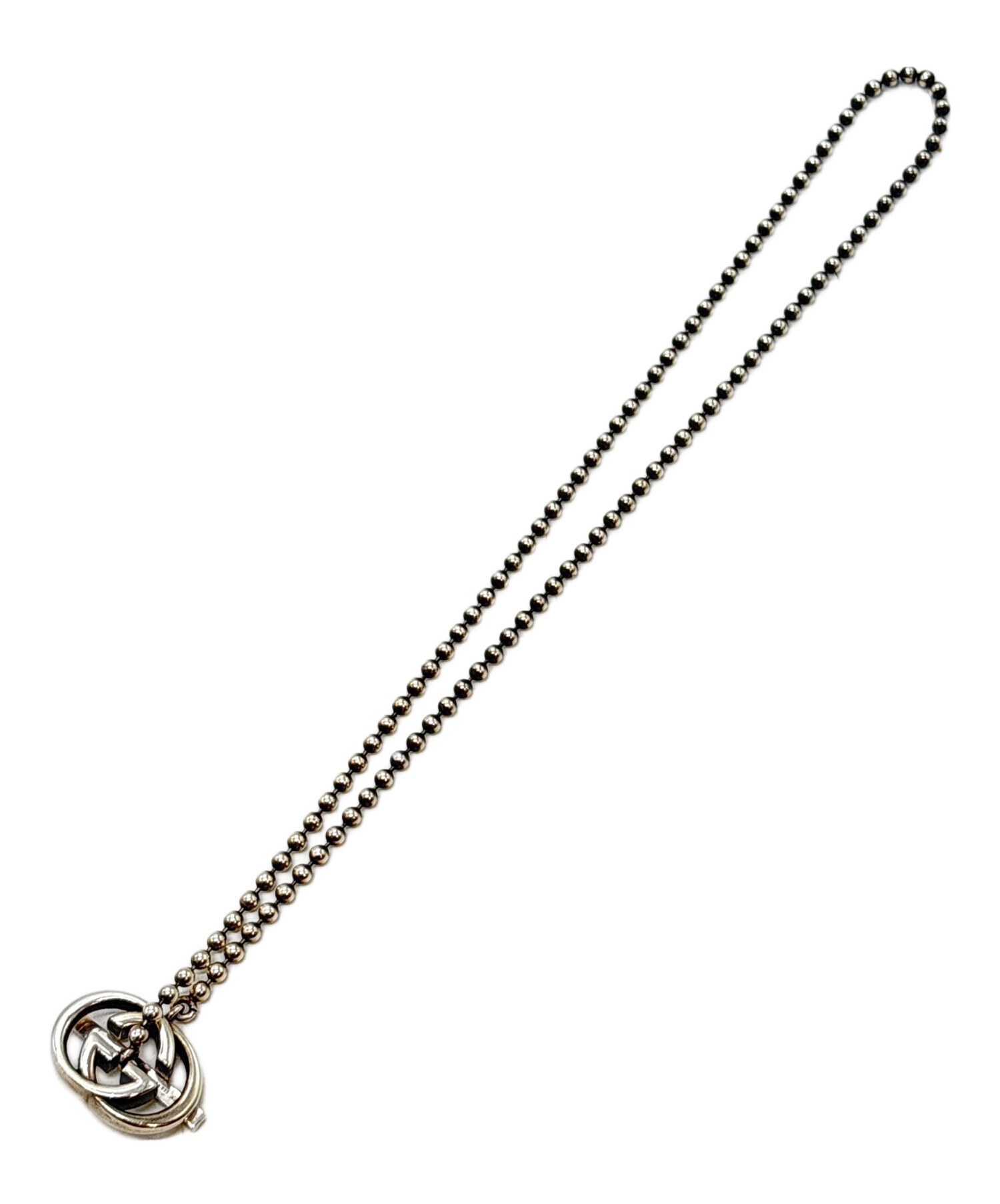 GUCCI ボールチェーンネックレス 中古・古着通販】GUCCI (グッチ) ボールチェーンネックレス｜ブランド