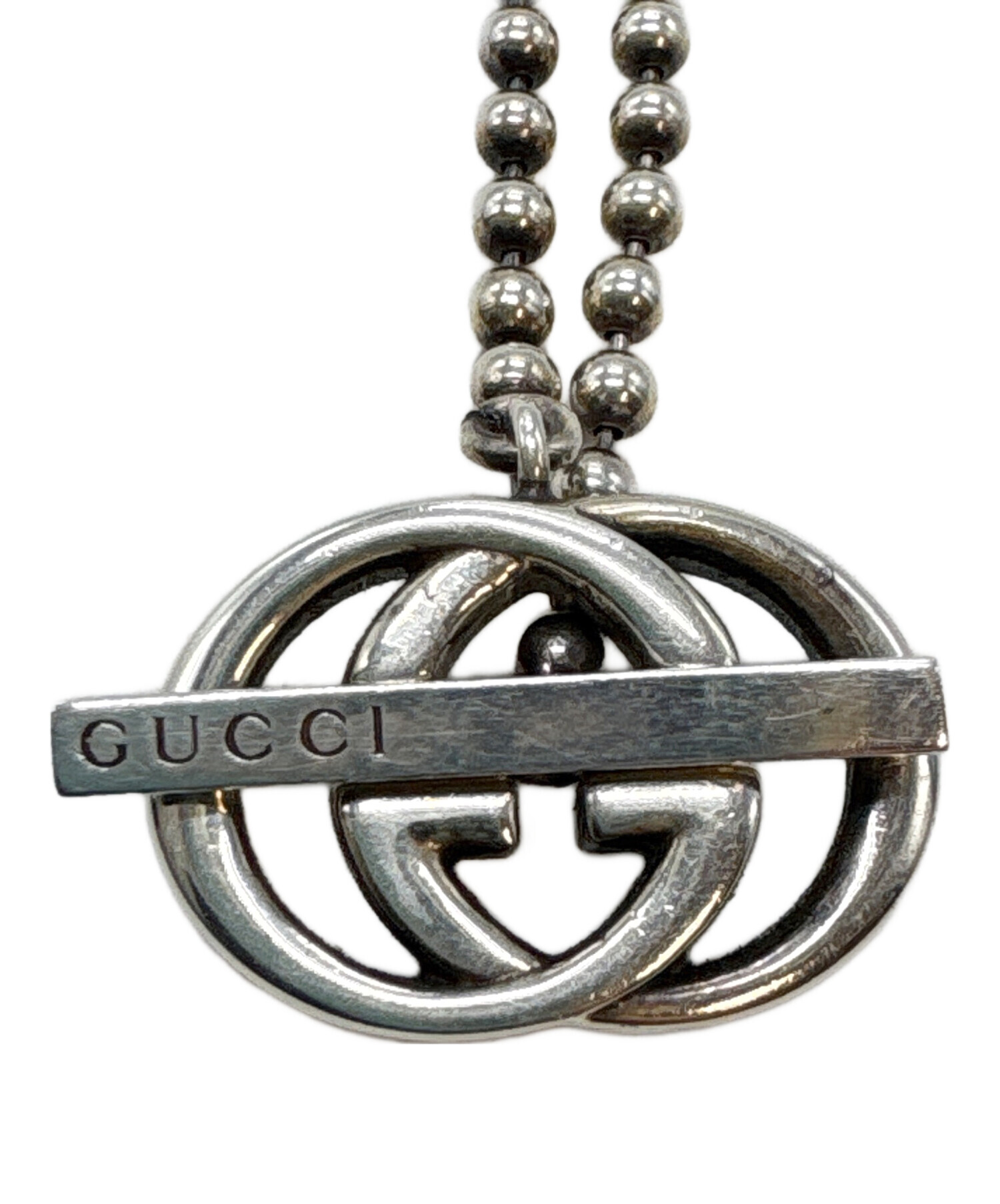 GUCCI ボールチェーン　ネックレス GUCCI グッチ ボールチェーン ネックレス シルバー925 【表参道t01