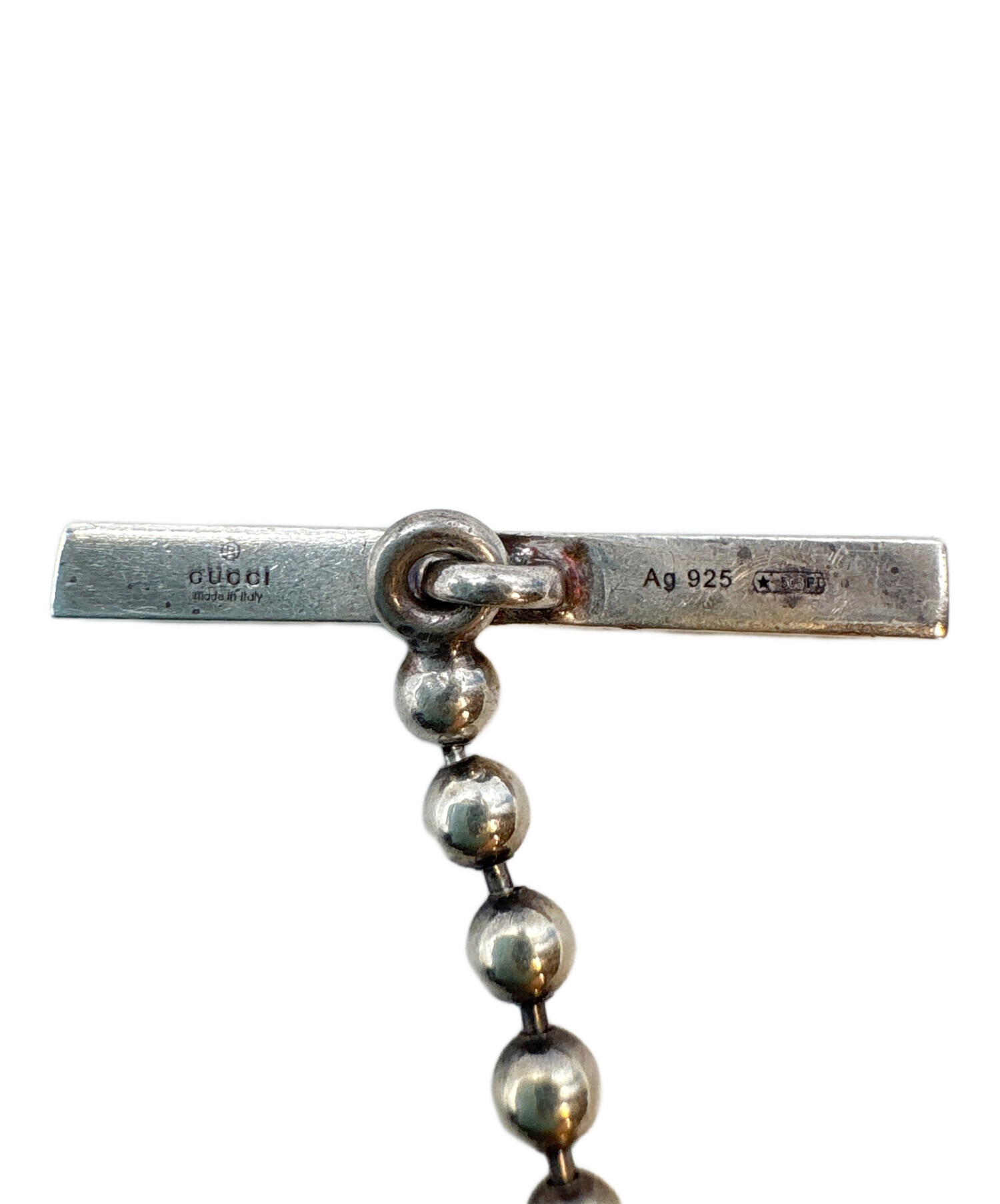 中古・古着通販】GUCCI (グッチ) ボールチェーンネックレス｜ブランド