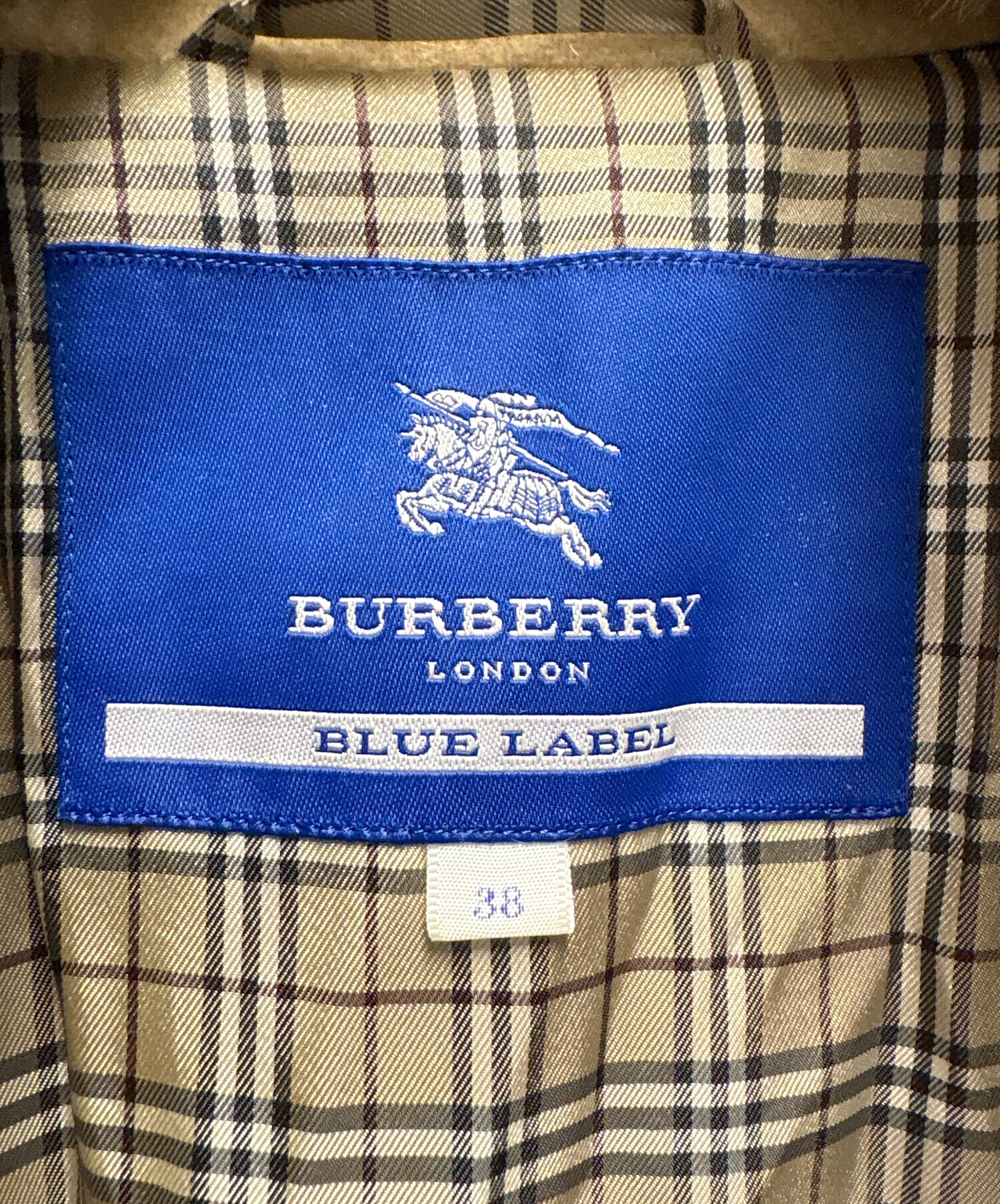 中古・古着通販】BURBERRY (バーバリー) アンゴラ混ダブルコート