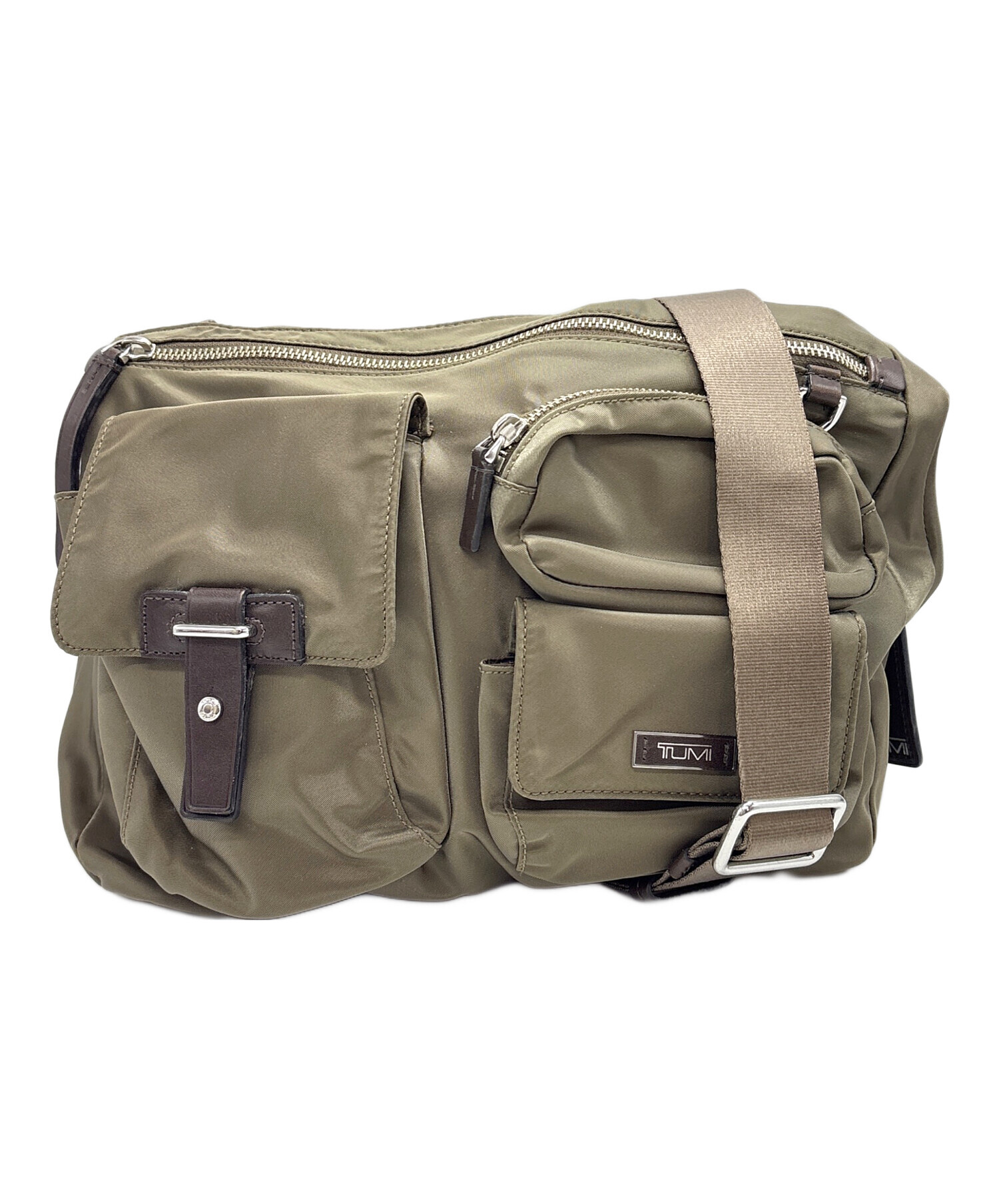 中古・古着通販】TUMI (トゥミ) ショルダーバッグ カーキ｜ブランド 