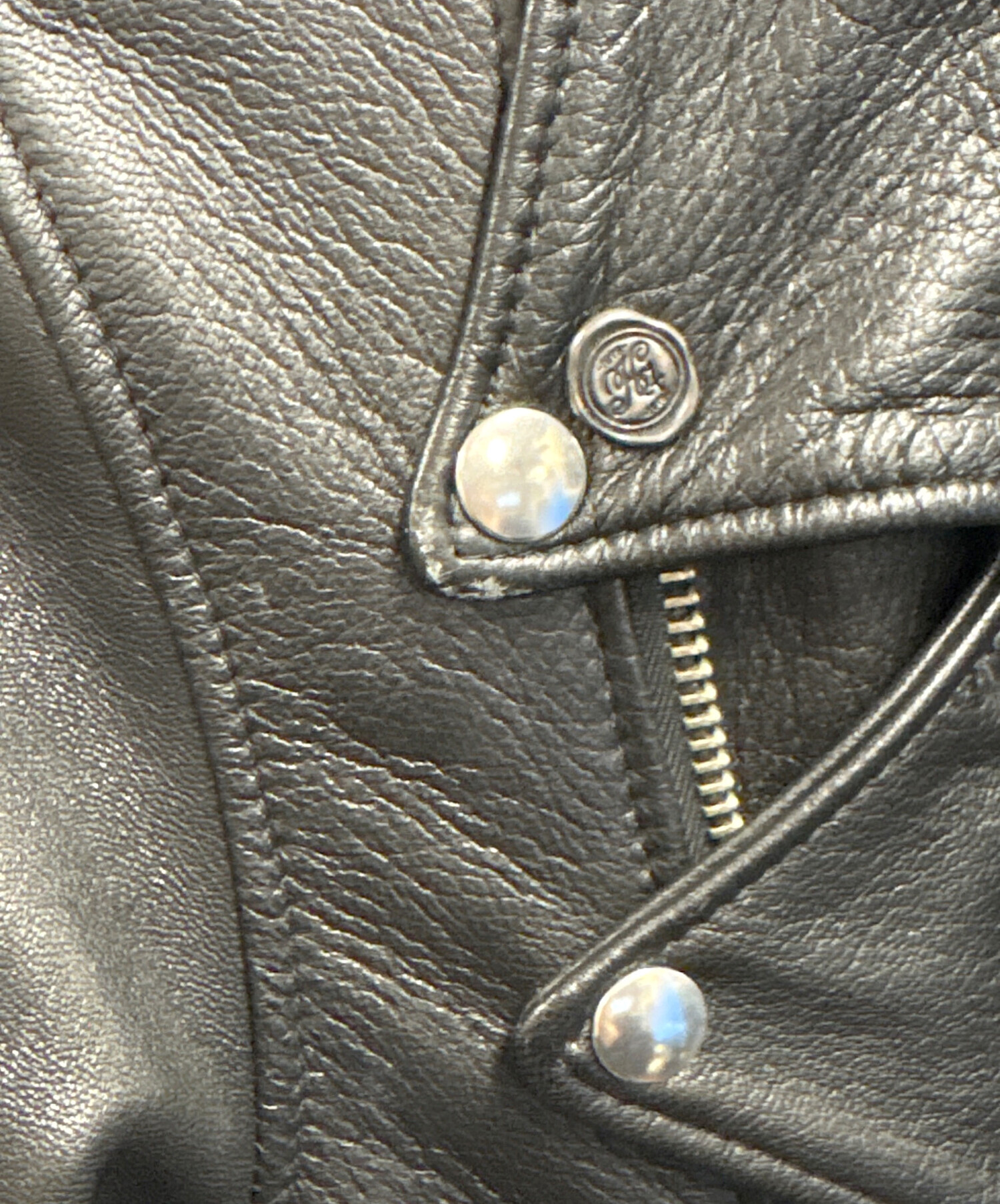 中古・古着通販】SEVESKIG (セヴシグ) ダブルライダースジャケット