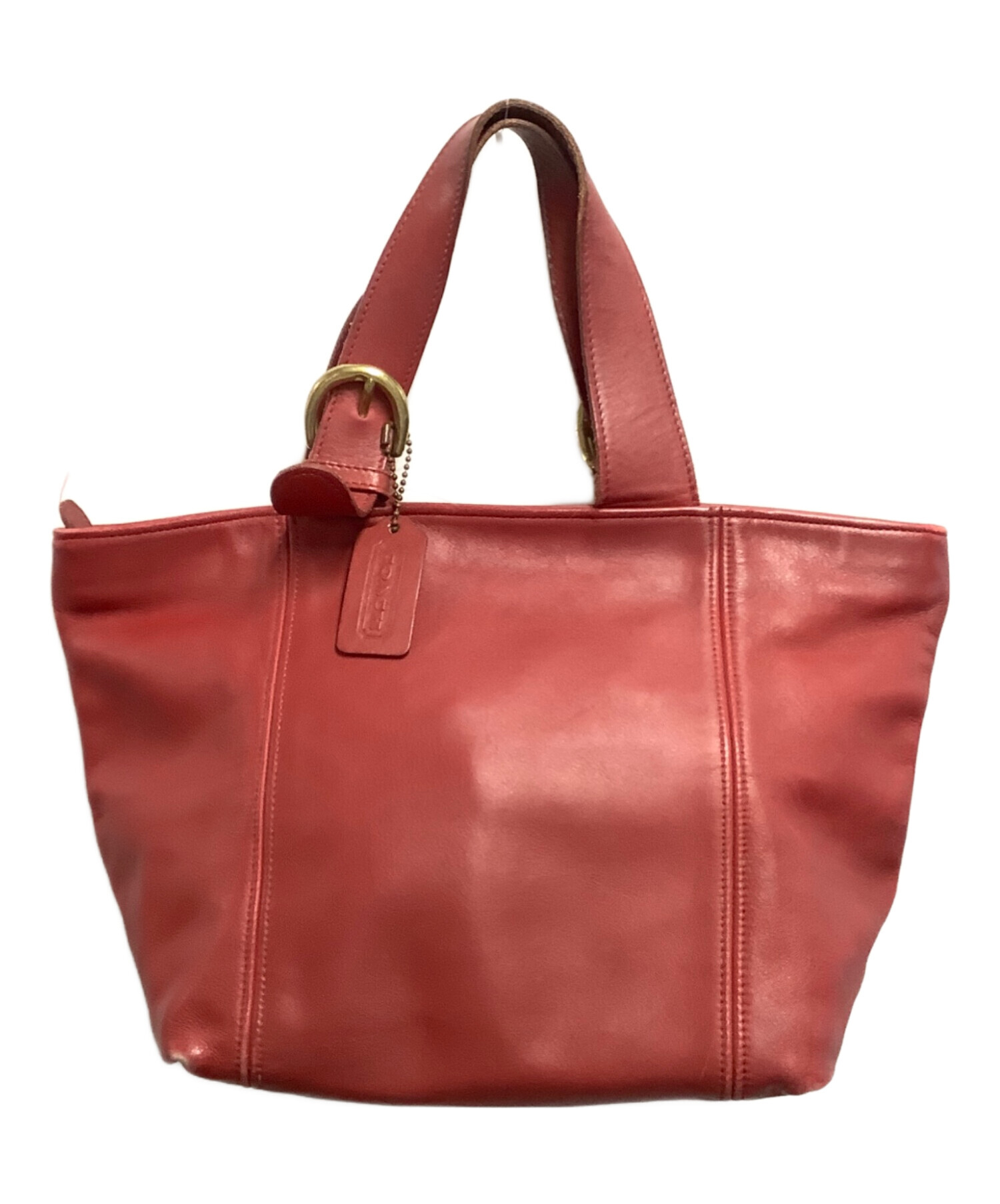 中古・古着通販】COACH (コーチ) ハンドバッグ レッド｜ブランド・古着