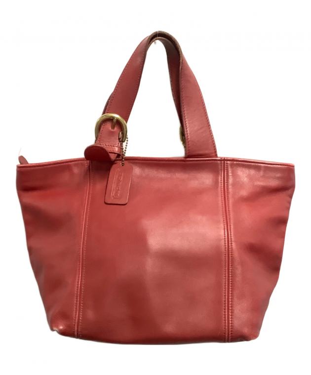 中古・古着通販】COACH (コーチ) ハンドバッグ レッド｜ブランド・古着