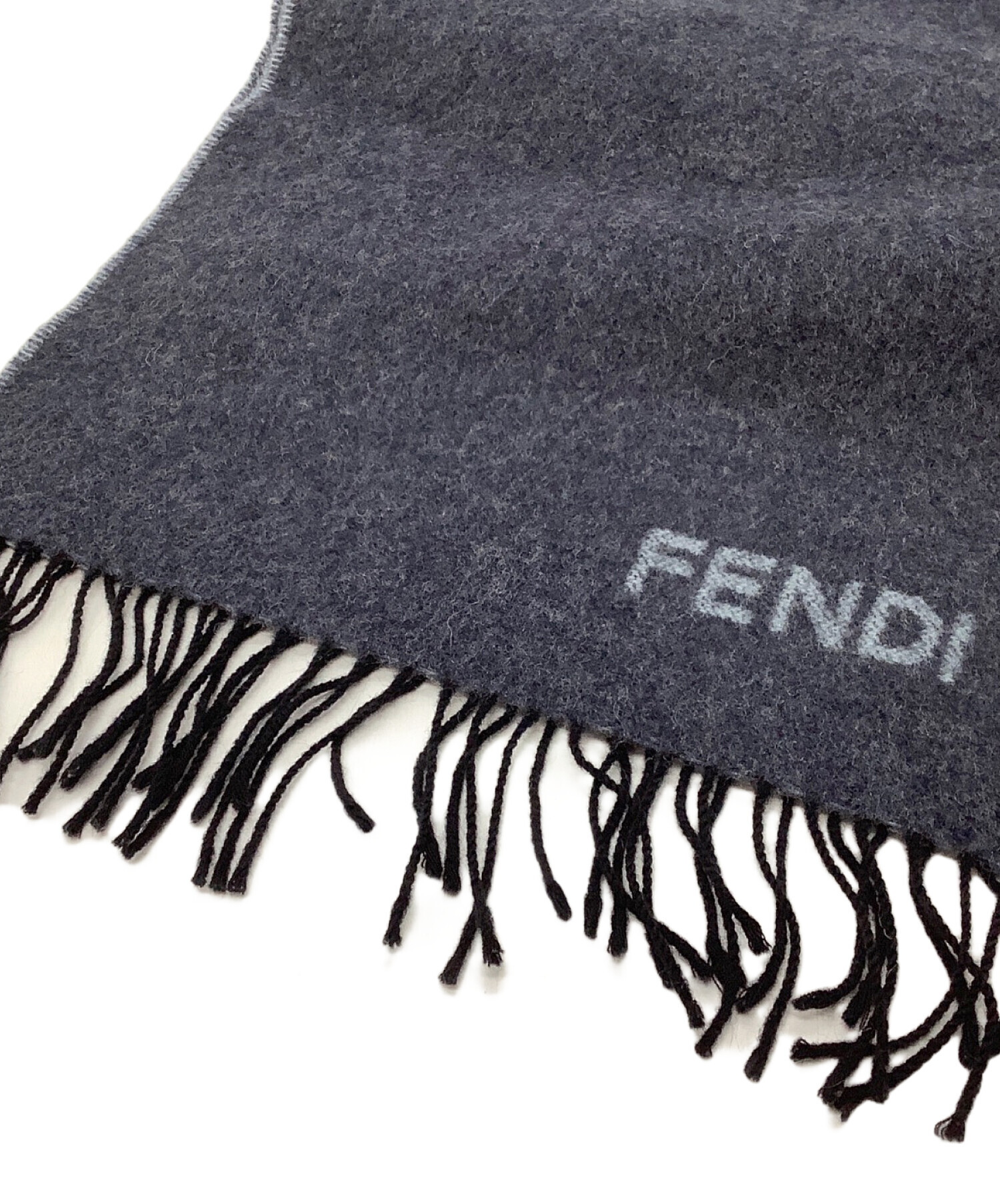 中古・古着通販】FENDI (フェンディ) マフラー ネイビー｜ブランド