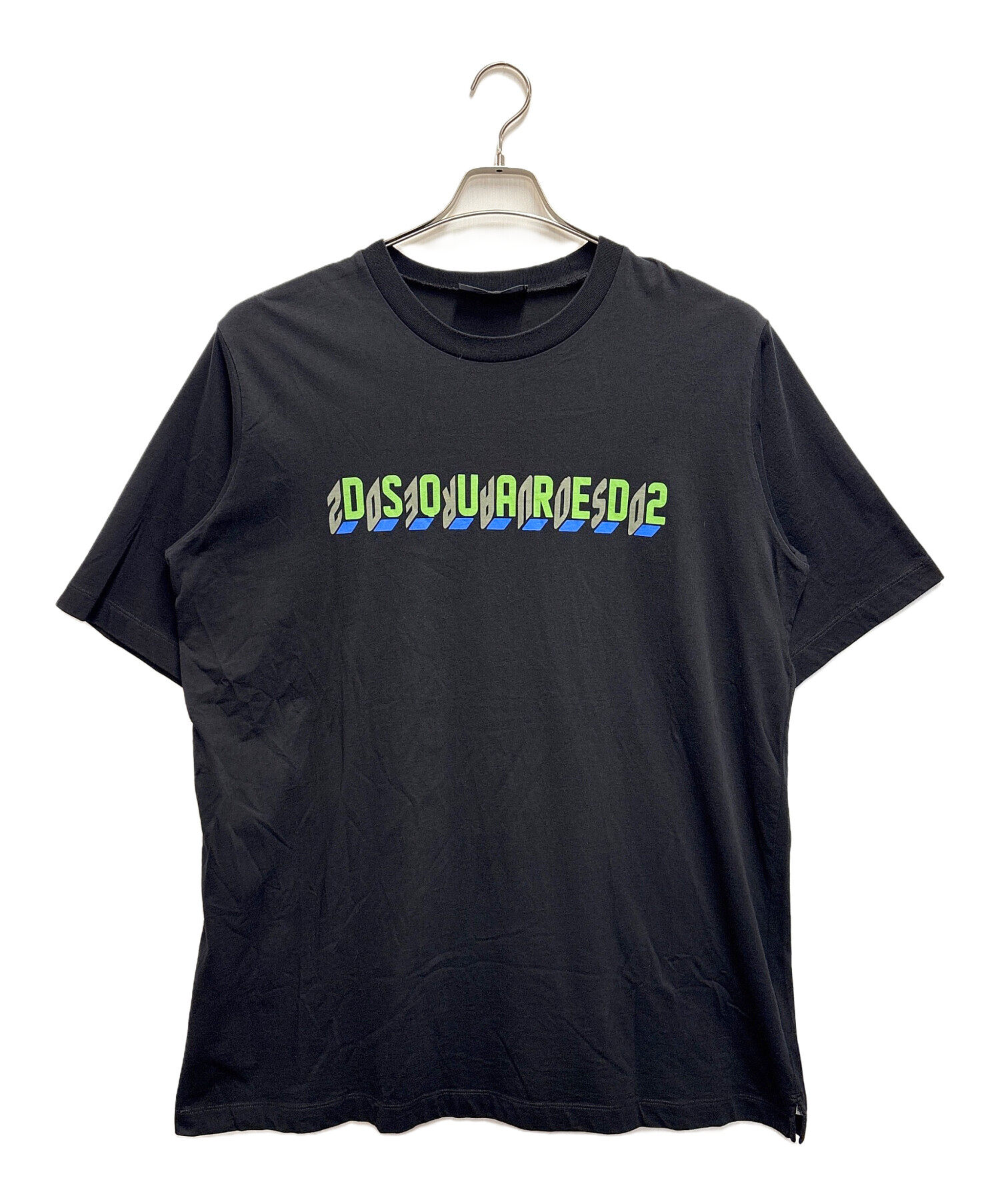 DSQUARED ディースクエアード Tシャツ・カットソー メンズ 【古着】【中古】 中古・古着通販】DSQUARED2 (ディースクエアード) ロゴTシャツ