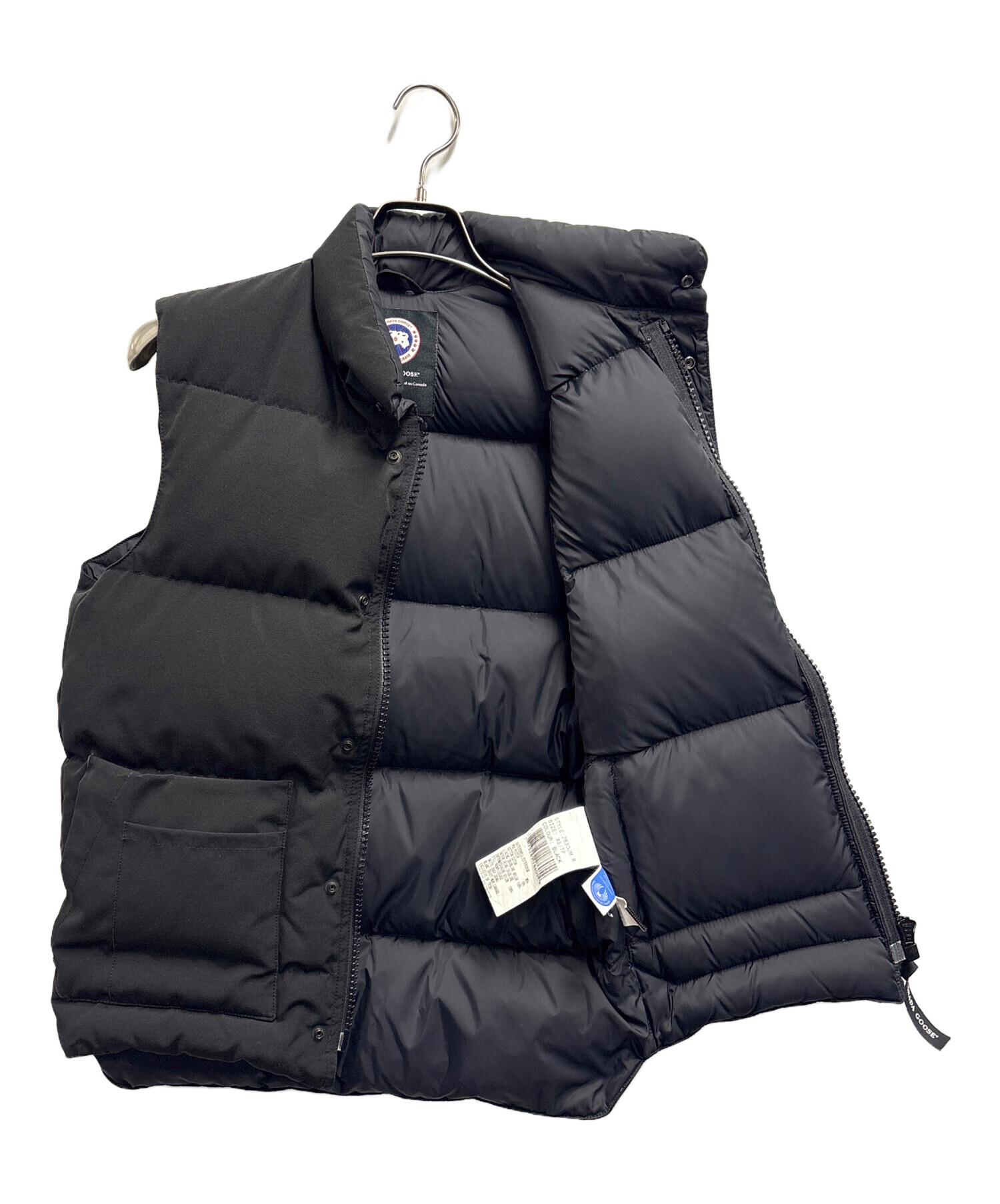 中古・古着通販】CANADA GOOSE (カナダグース) ダウンベスト ブラック