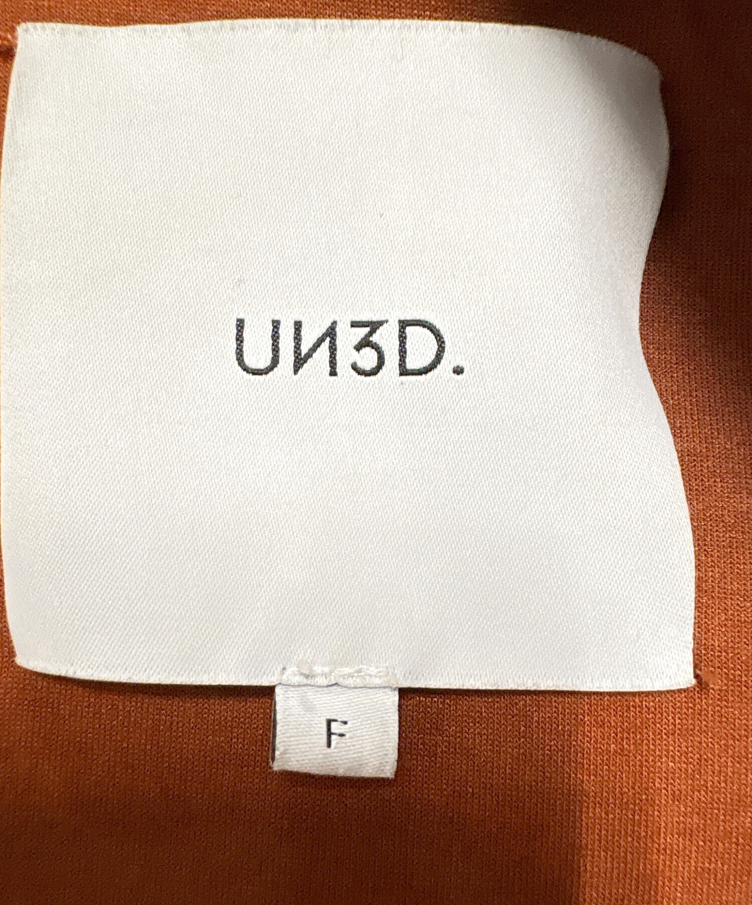 中古・古着通販】UN3D. (アンスリード) ボンディングコート ブラウン