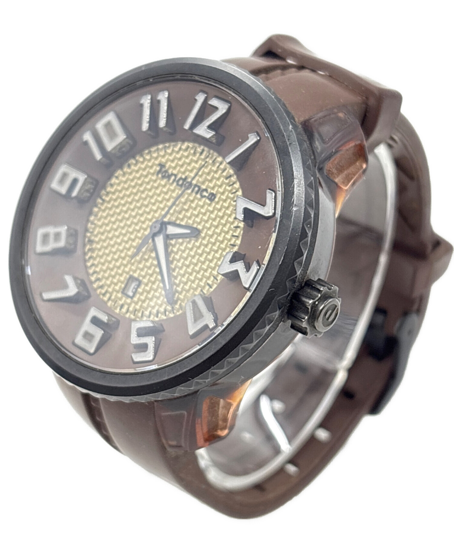 ドイツ 腕時計 TRIAS トライアス 本体のみ 中古 中古・古着通販】tendence (テンデンス) リストウォッチ ブラウン